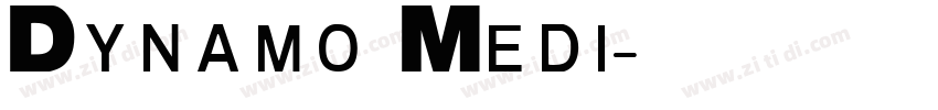 Dynamo Medi字体转换